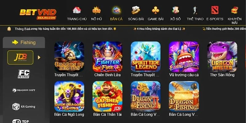 Nhiều lựa chọn sảnh trò chơi đặc sắc 